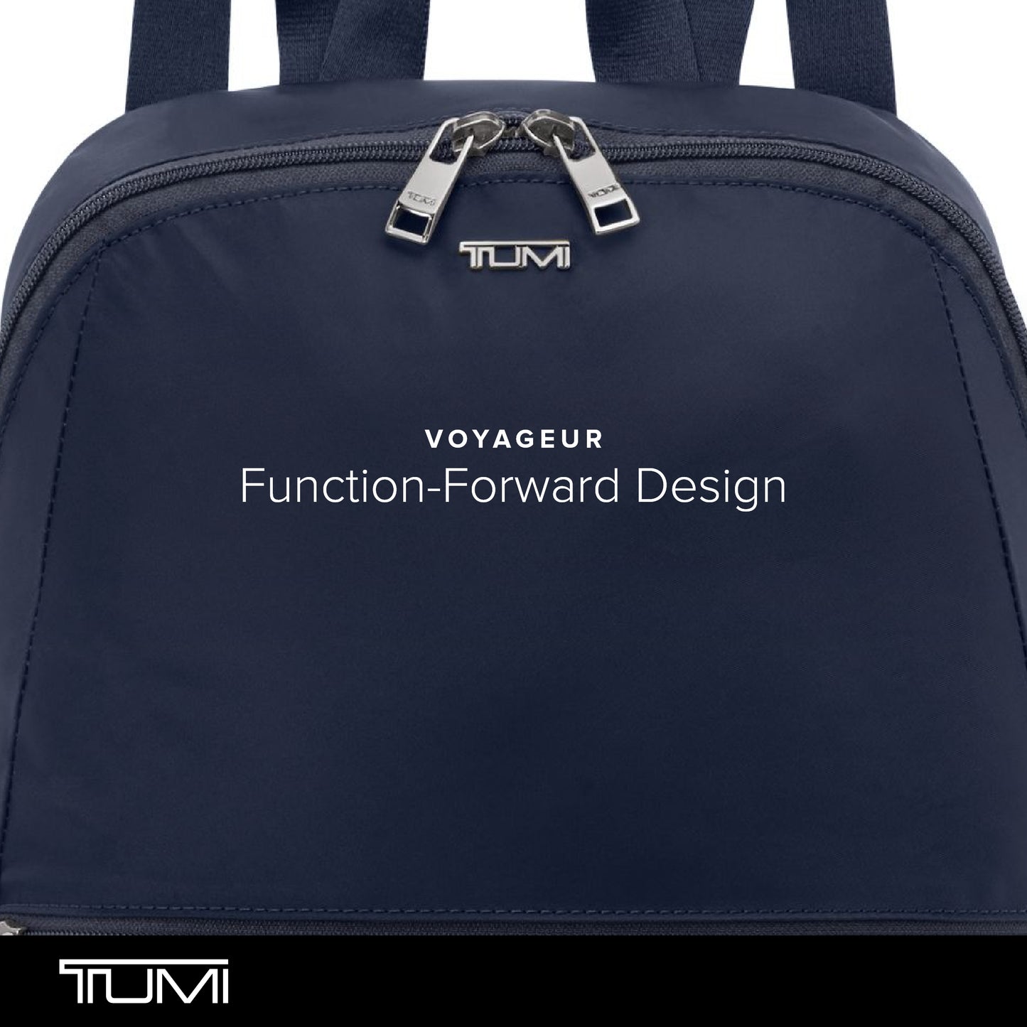 TUMI - Just In Case Foldable Backpack - Lightweight, Compact Travel Backpack - For One Bag Travel - 15.5" X 12.3" X 4.5" - Dark Indigo