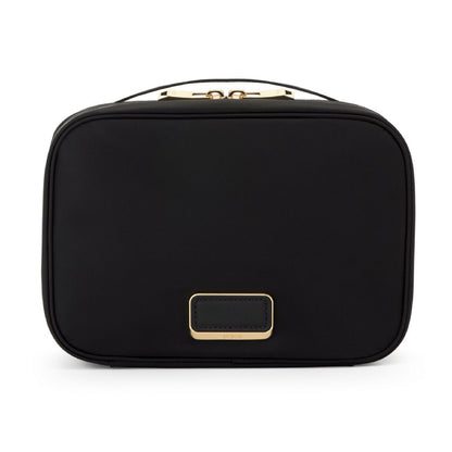 TUMI - Voyageur Tammin Cosmetic - Makeup Organizer Bag for Travel - Premium Toiletry Bag - Stain & Water-Resistant Material - Black & Gold