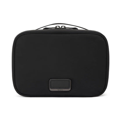TUMI - Voyageur Tammin Cosmetic - Makeup Organizer Bag for Travel - Premium Toiletry Bag - Stain & Water-Resistant Material - Black & Gunmetal
