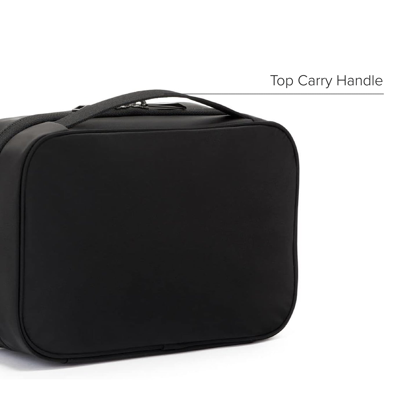 TUMI - Voyageur Tammin Cosmetic - Makeup Organizer Bag for Travel - Premium Toiletry Bag - Stain & Water-Resistant Material - Black & Gunmetal
