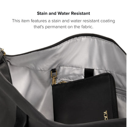 TUMI - Voyageur Vevay Jewelry Portfolio - Women's Travel Friendly Case for Necklaces, Earrings, Rings - Black & Gold