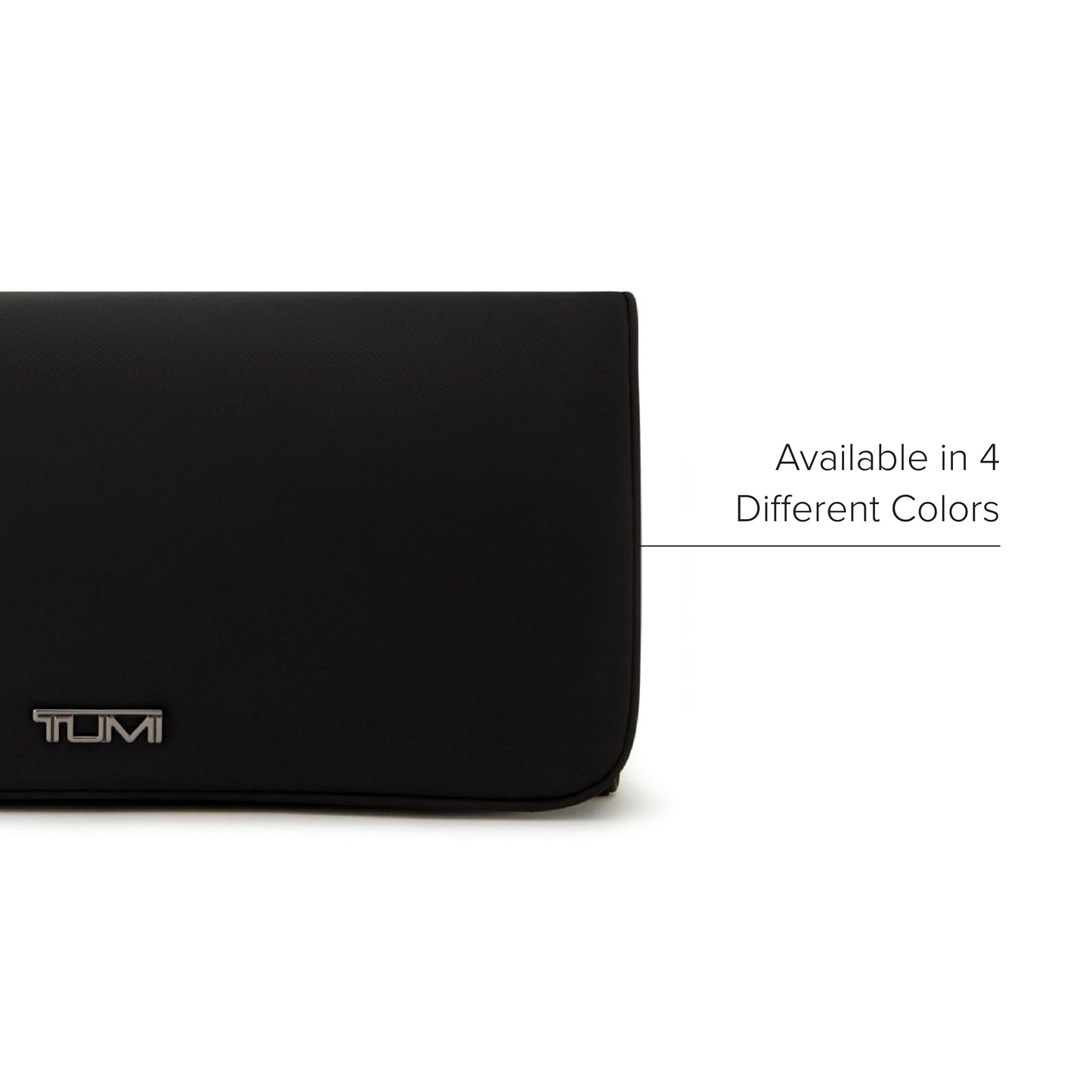 TUMI - Plus Small Organizer - Foldable Travel Organizer Perfect for Sunglasses, Toiletries, Makeup - Stain & Water-Resistant - Black & Gunmetal