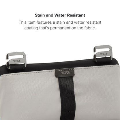 TUMI - Plus Small Organizer - Foldable Travel Organizer Perfect for Sunglasses, Toiletries, Makeup - Stain & Water-Resistant - Black & Gunmetal