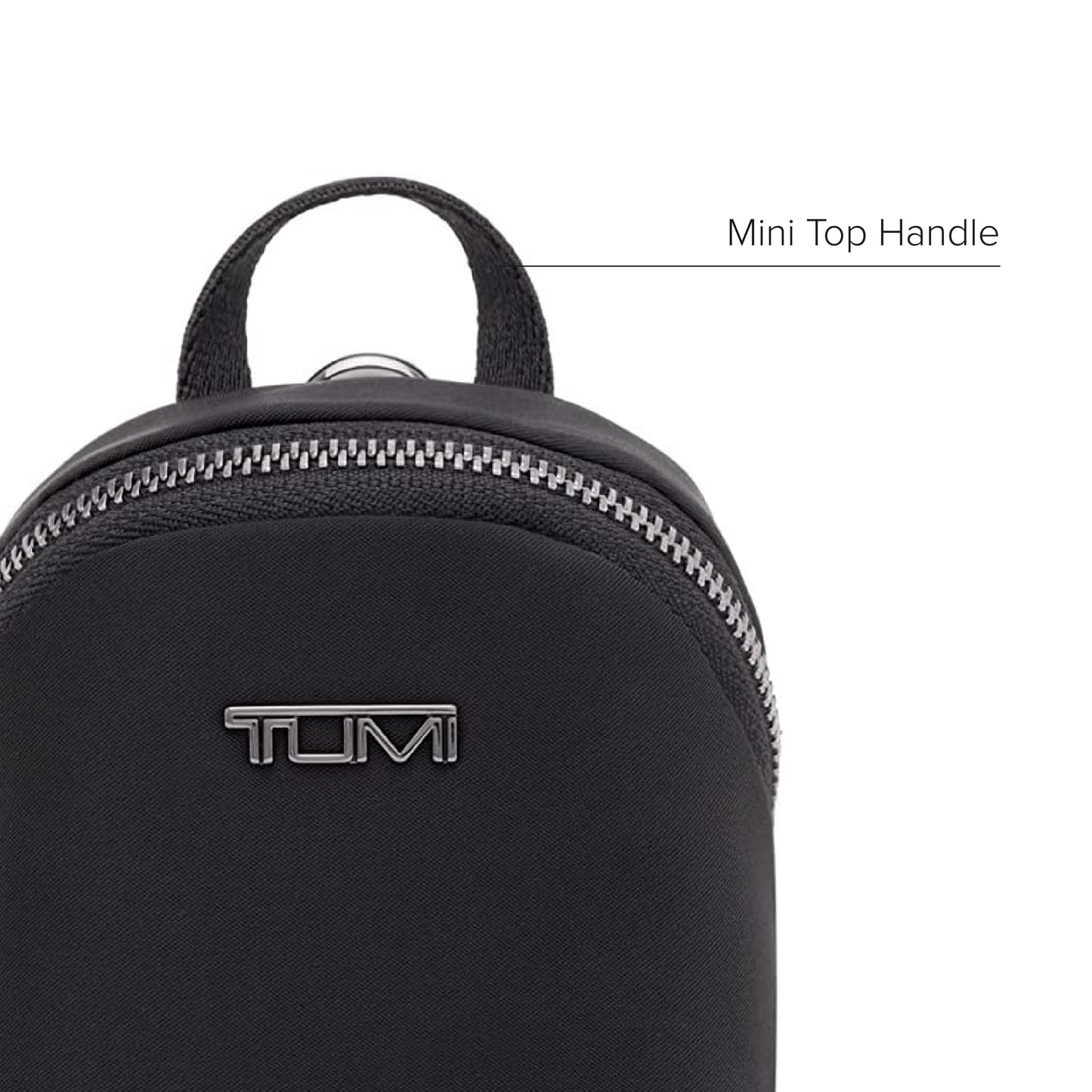 TUMI TUMI+ Charm Pouch - Black/Gunmetal