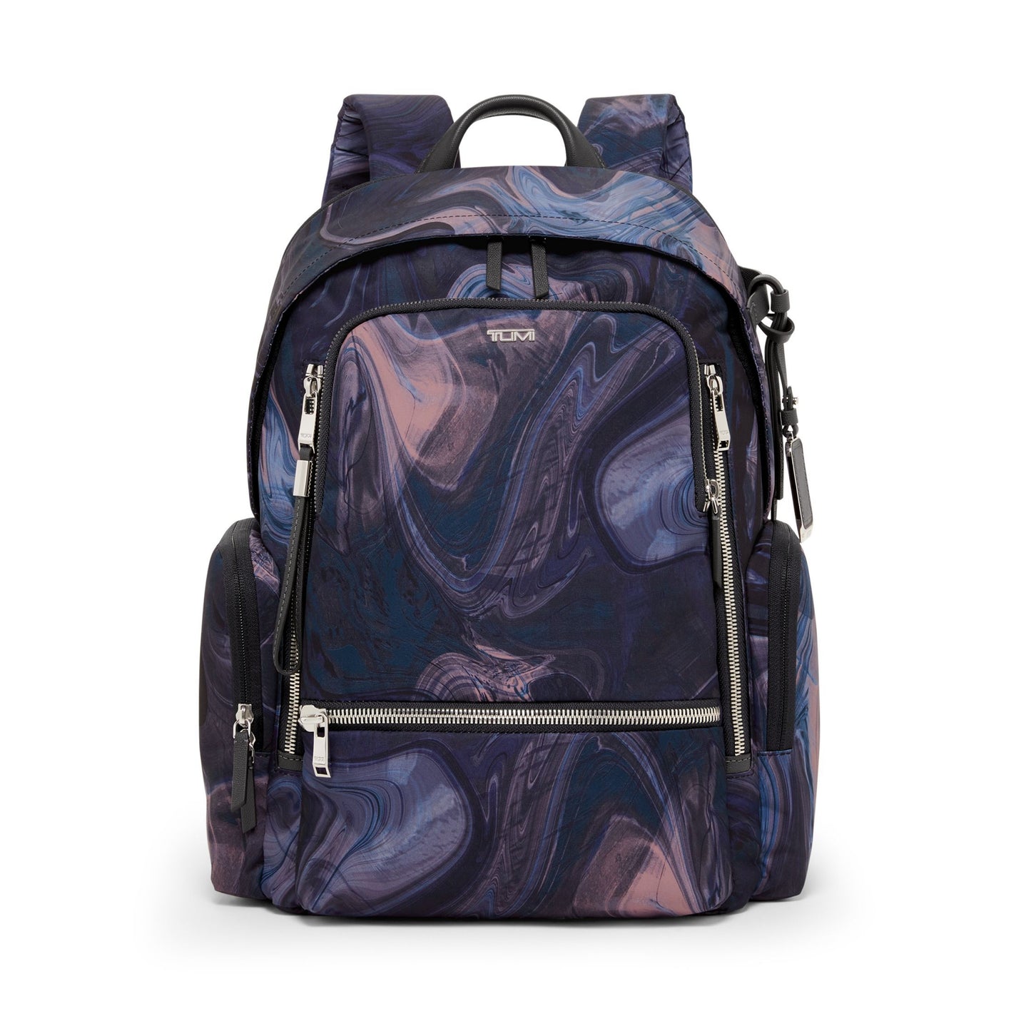 TUMI - Voyageur Celina Backpack - Women's Work and Travel Bag - 16.0" X 10.6" X 6.5" - Holds Up to 16" Laptop - Navy Liquid Print