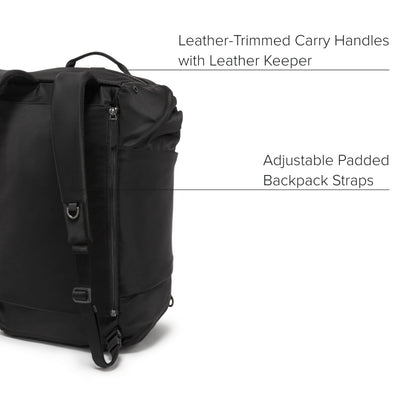 TUMI Voyageur Malta Duffel/Backpack - Black/Gunmetal
