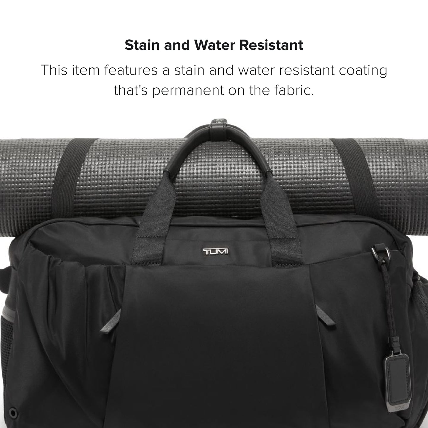 TUMI Voyageur Malta Duffel/Backpack - Black/Gunmetal
