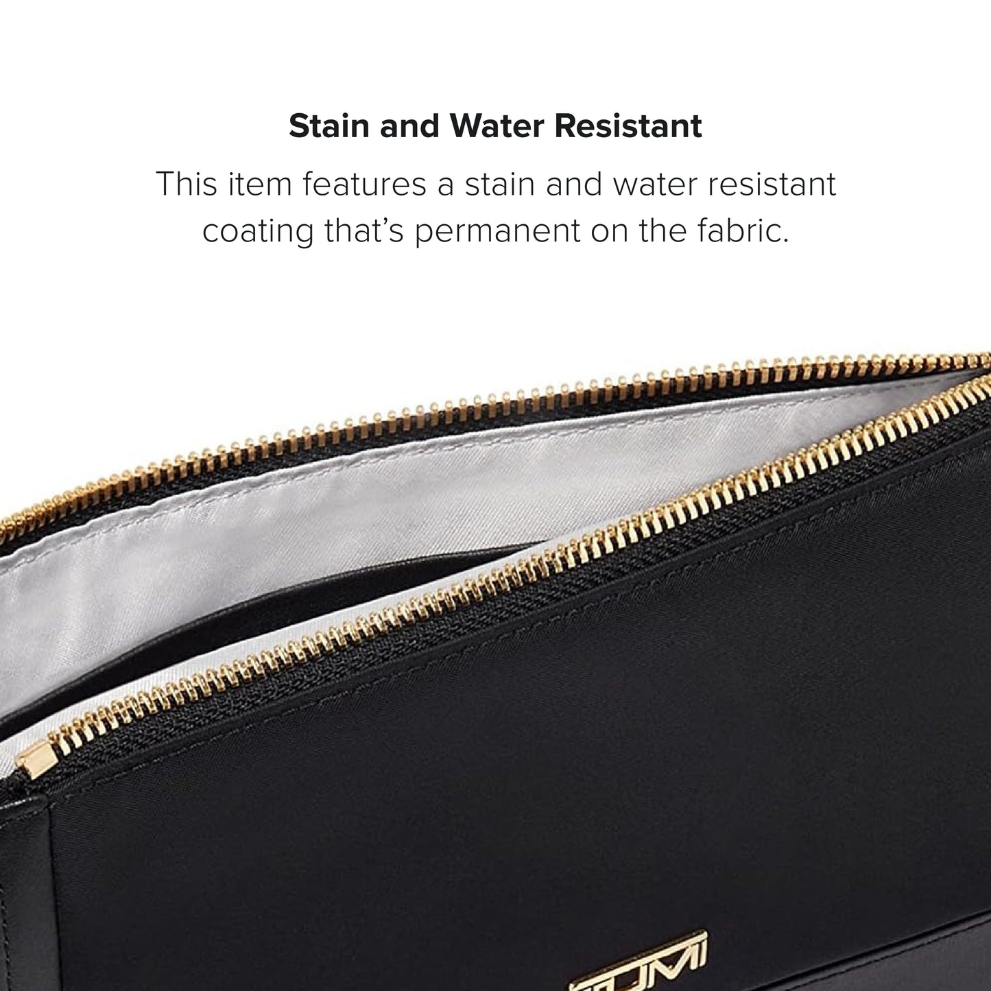 TUMI Voyageur Travel Wallet - Black/Gold