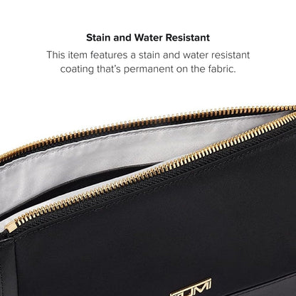 TUMI Voyageur Travel Wallet - Black/Gold