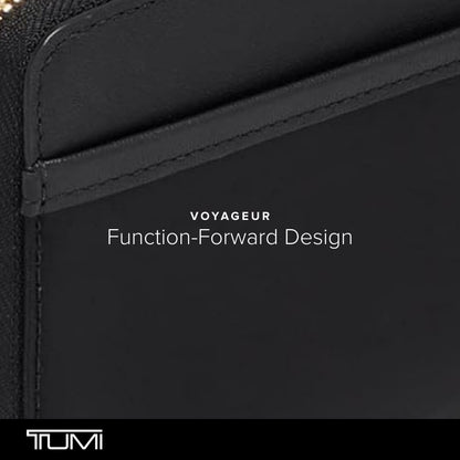 TUMI Voyageur Zip-Around Continental - Black/Gold