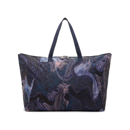 TUMI - Just In Case Tote - Foldable, Lightweight and Compact, Packable Travel Bag - Folds Into Included Pouch - Large, Liquid Navy