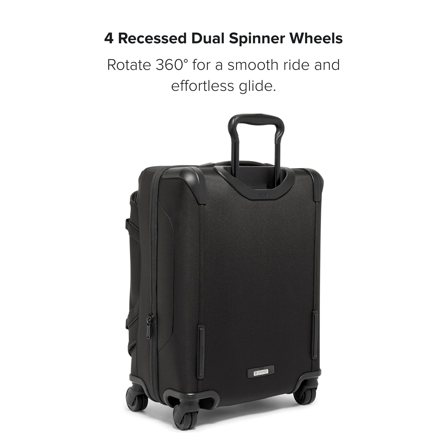TUMI Alpha Bravo Continental Front Lid Expandable 4 Wheel Carry On - Black