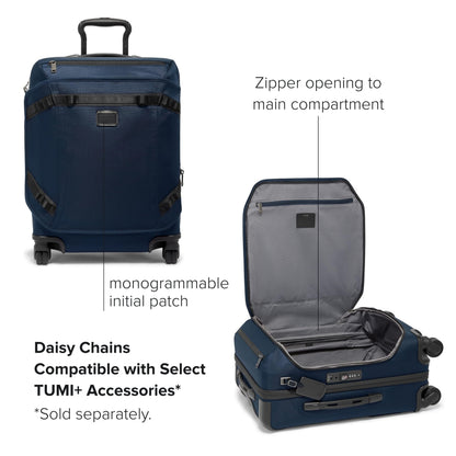 TUMI Alpha Bravo Continental Front Lid Expandable 4 Wheel Carry On - Navy