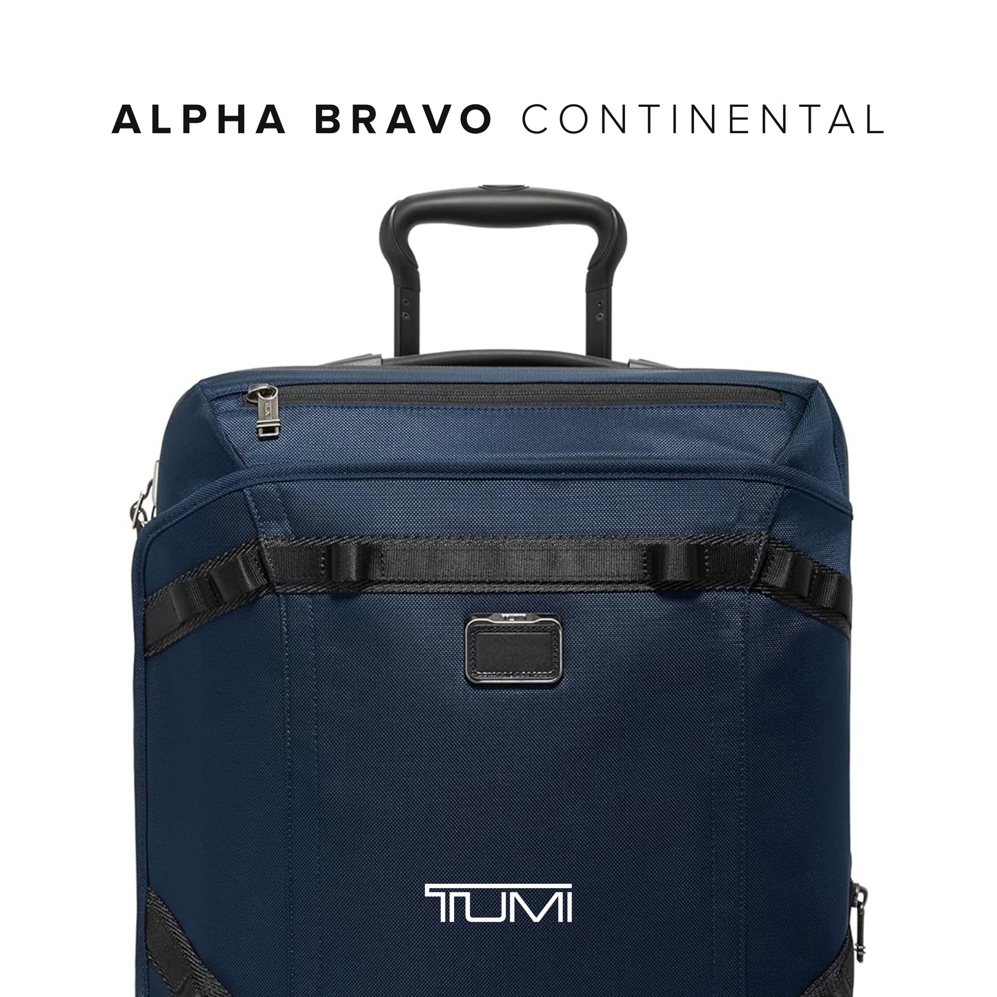 TUMI Alpha Bravo Continental Front Lid Expandable 4 Wheel Carry On - Navy