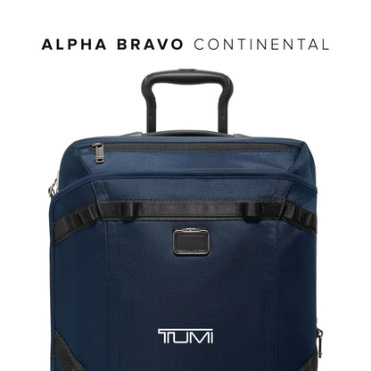 TUMI Alpha Bravo Continental Front Lid Expandable 4 Wheel Carry On - Navy