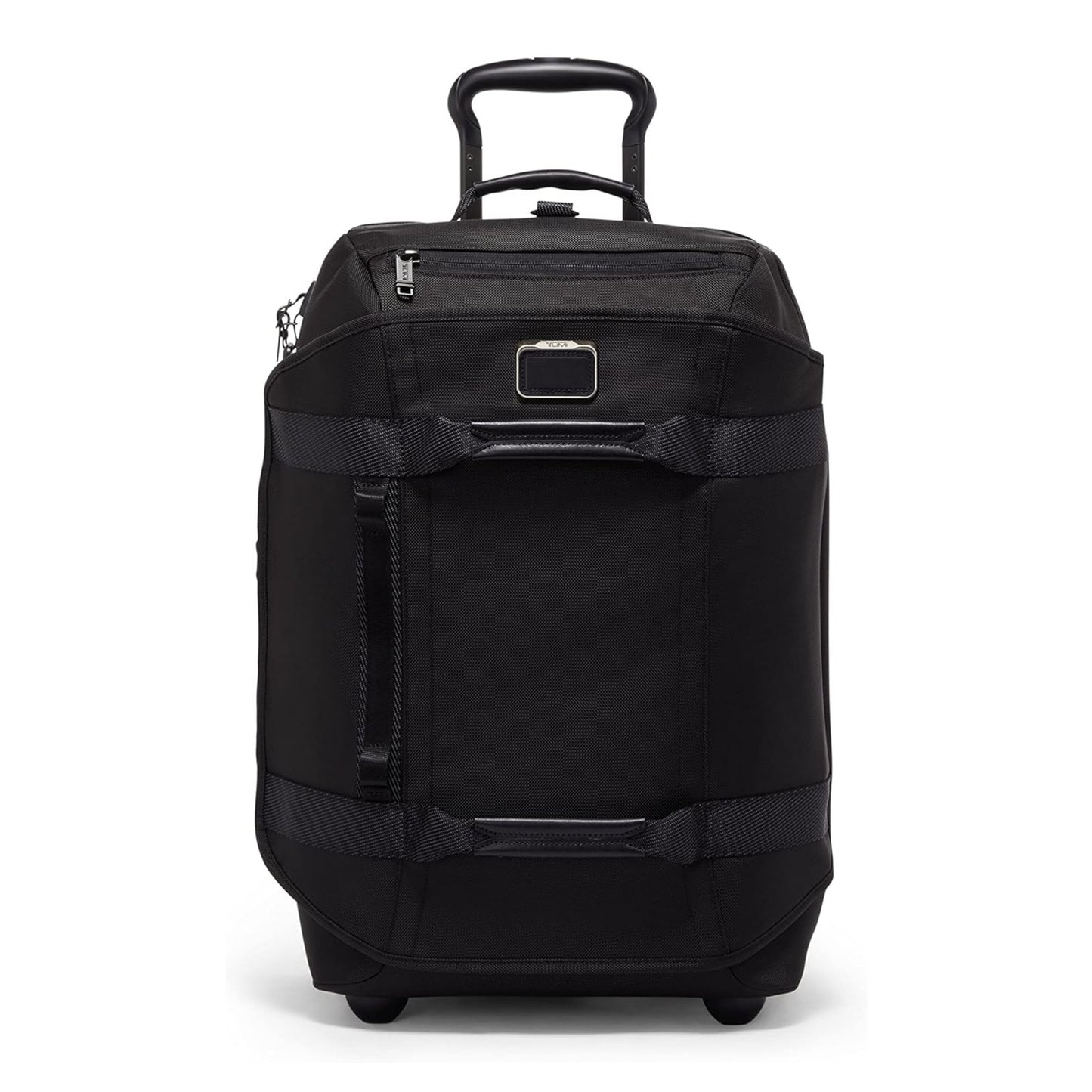 TUMI - Alpha Bravo International 2 Wheeled Duffel Backpack Carry-On - Adjustable Compact Travel Bag - 21.8" X 14.0" X 9.0" - Black
