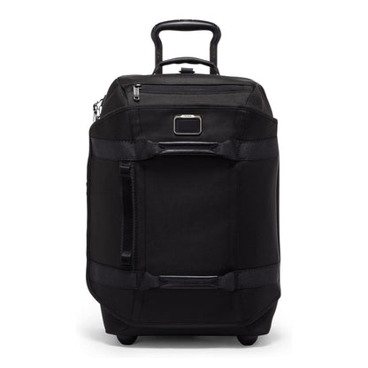 TUMI - Alpha Bravo International 2 Wheeled Duffel Backpack Carry-On - Adjustable Compact Travel Bag - 21.8" X 14.0" X 9.0" - Black