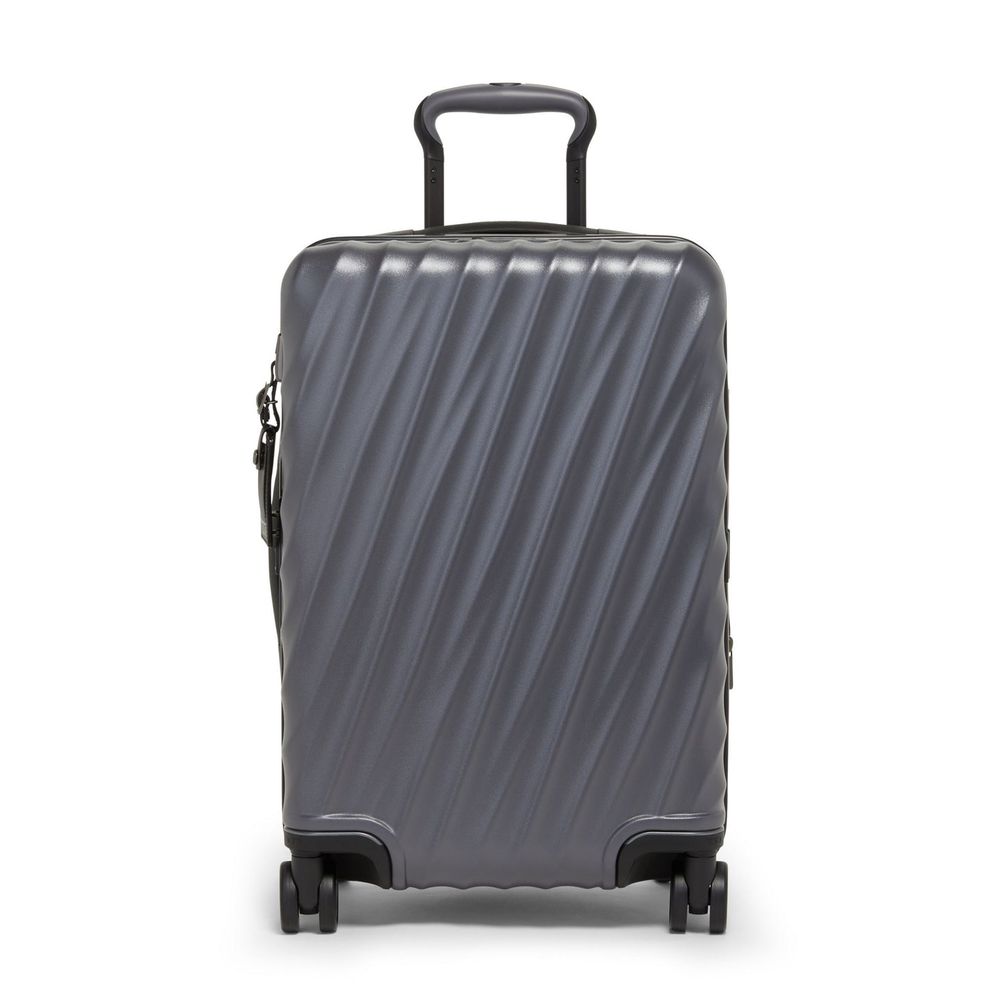 TUMI - 19 Degree Expandable Carry-On - 4-Wheeled Hard Shell Suitcase - 21.8" X 14.0" X 9.0" - Matte Grey Texture