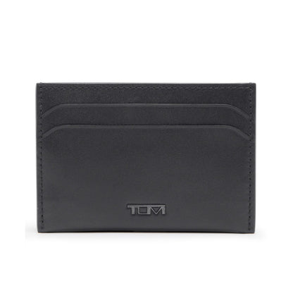 TUMI Nassau Money Clip Card Case - Black Smooth