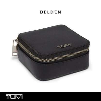 TUMI - Belden Jewelry Case - Women's Premium Leather Travel Accessories Organizer - For Earrings, Rings, Bracelets - Black