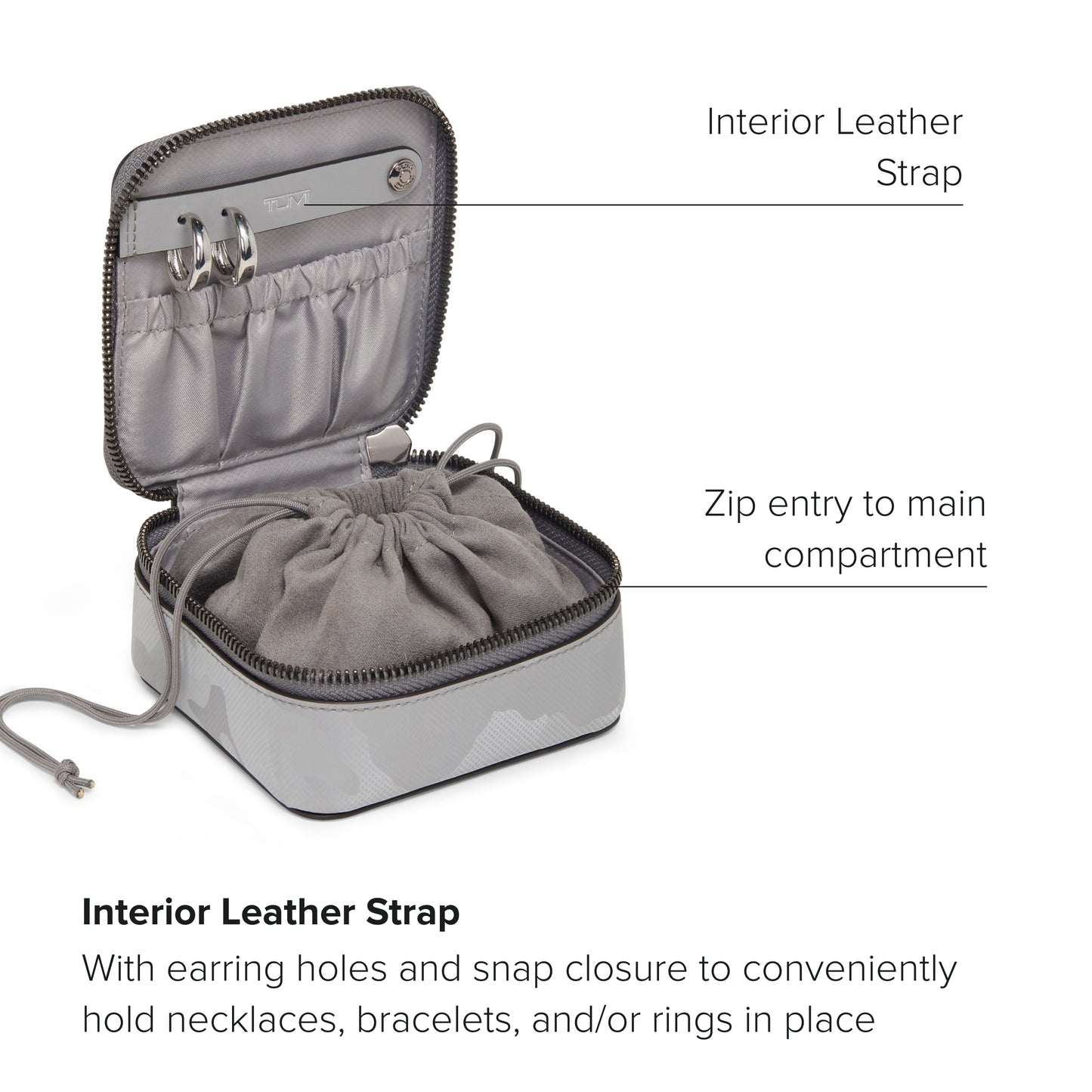 TUMI - Belden Jewelry Case - Silver Camo