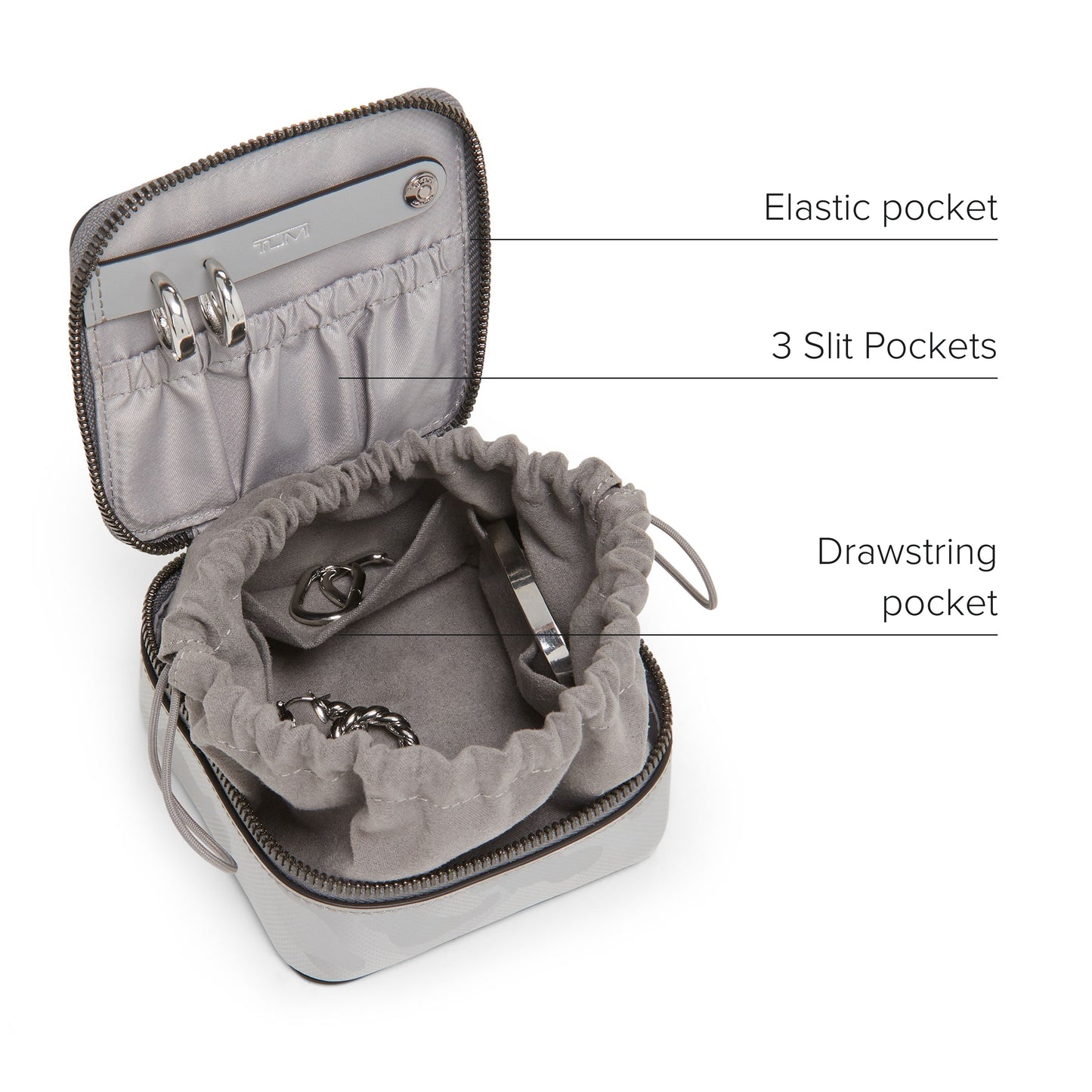 TUMI - Belden Jewelry Case - Silver Camo