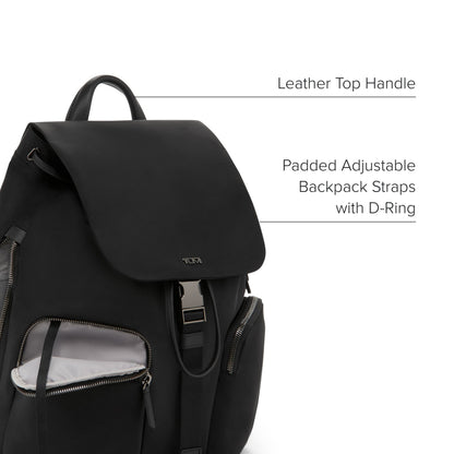 TUMI - Voyageur Ramsay Backpack - Women's Fashion Bag for Travel, Business, Work - Fits up to 14" Laptop - 15.0" X 11.8" X 6.0" - Black/Gunmetal