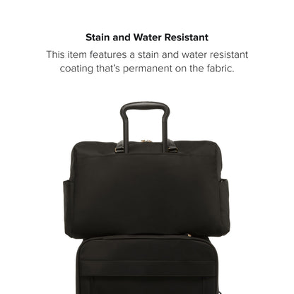 TUMI - Voyageur Venice Duffel - Aesthetic Travel Duffel Bag for Women - Multicompartment Weekender Ladies' Bag - Black/Gold