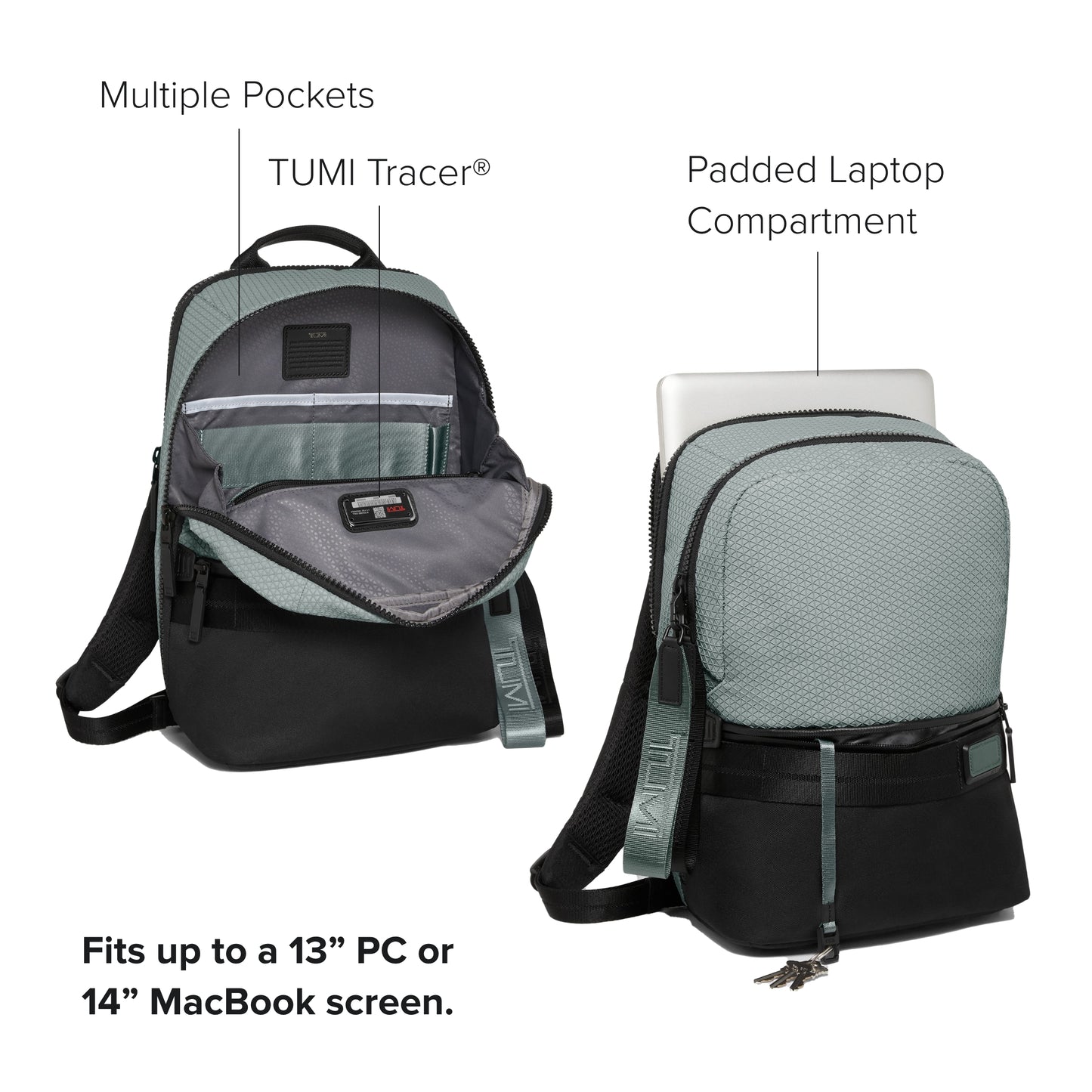 TUMI - Tahoe Nottaway Backpack for Men - Nevado Grey