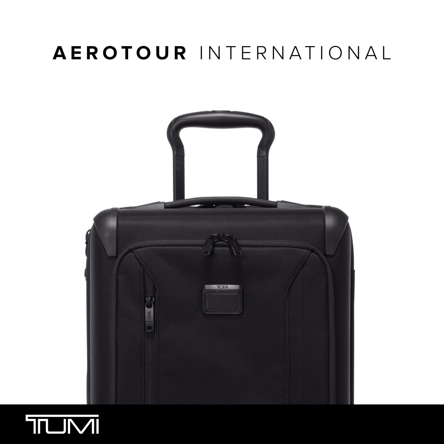 TUMI - Aerotour 4 Wheel Expandable Luggage - Men's and Women's Lightweight Business and Leisure Travel Suitcase - 21.75" Expandable Carry-On, Black