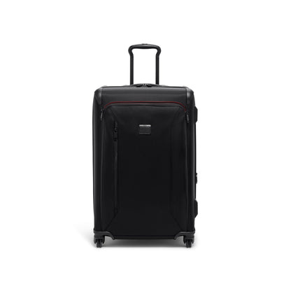 TUMI - Aerotour 4 Wheel Expandable Luggage - Men's and Women's Lightweight Business and Leisure Travel Suitcase - 26" Medium Expandable Checked, Black