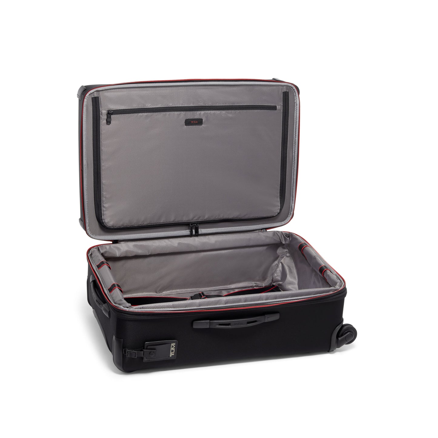 TUMI - Aerotour 4 Wheel Expandable Luggage - Men's and Women's Lightweight Business and Leisure Travel Suitcase - 26" Medium Expandable Checked, Black