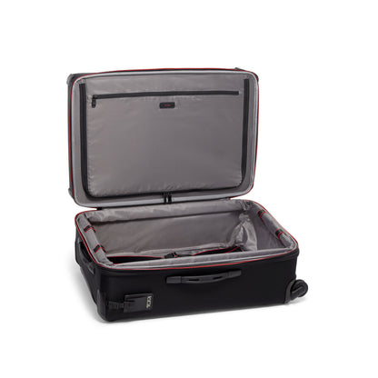 TUMI - Aerotour 4 Wheel Expandable Luggage - Men's and Women's Lightweight Business and Leisure Travel Suitcase - 26" Medium Expandable Checked, Black