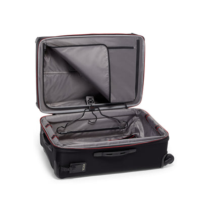 TUMI - Aerotour 4 Wheel Expandable Luggage - Men's and Women's Lightweight Business and Leisure Travel Suitcase - 26" Medium Expandable Checked, Black