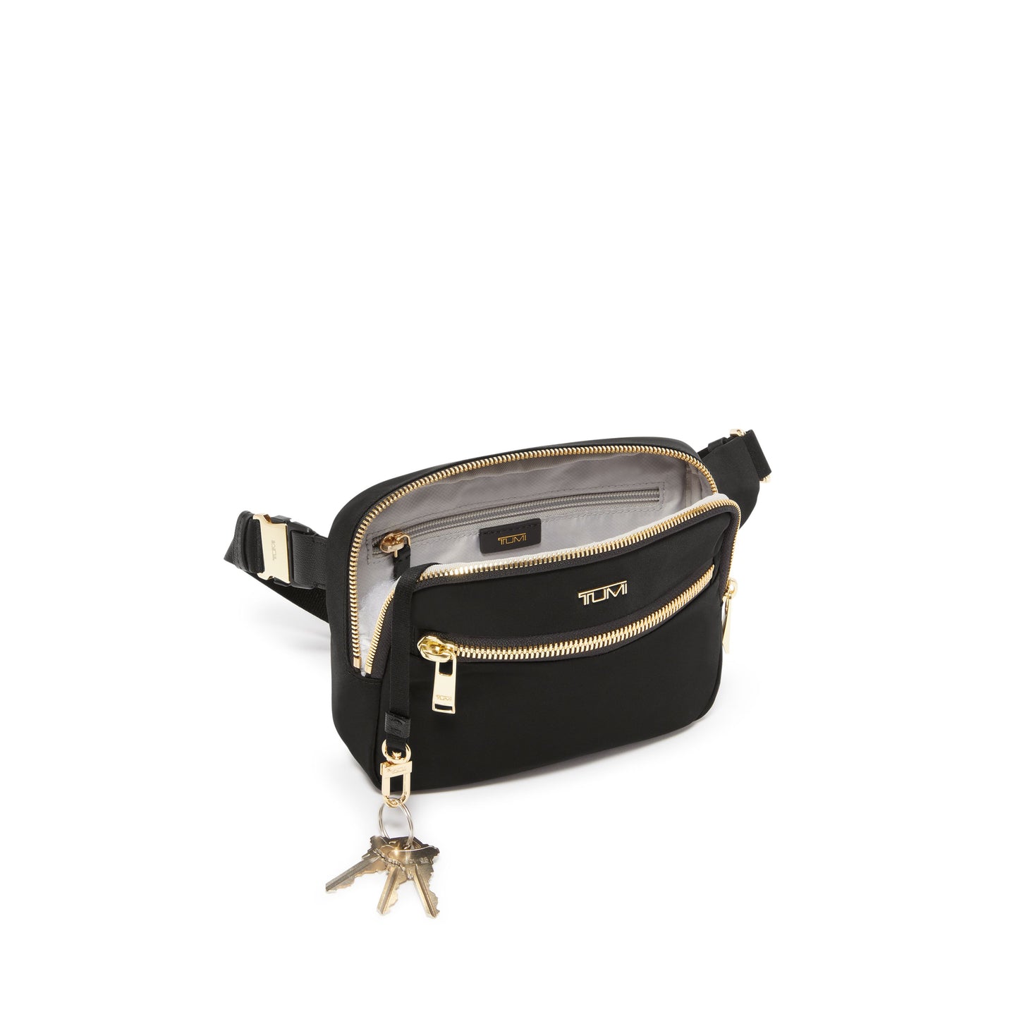 TUMI - Voyageur Sedona Crossbody Bag - Women's Stylish and Versatile Nylon Sling Purse for Business & Travel - Black & Gold