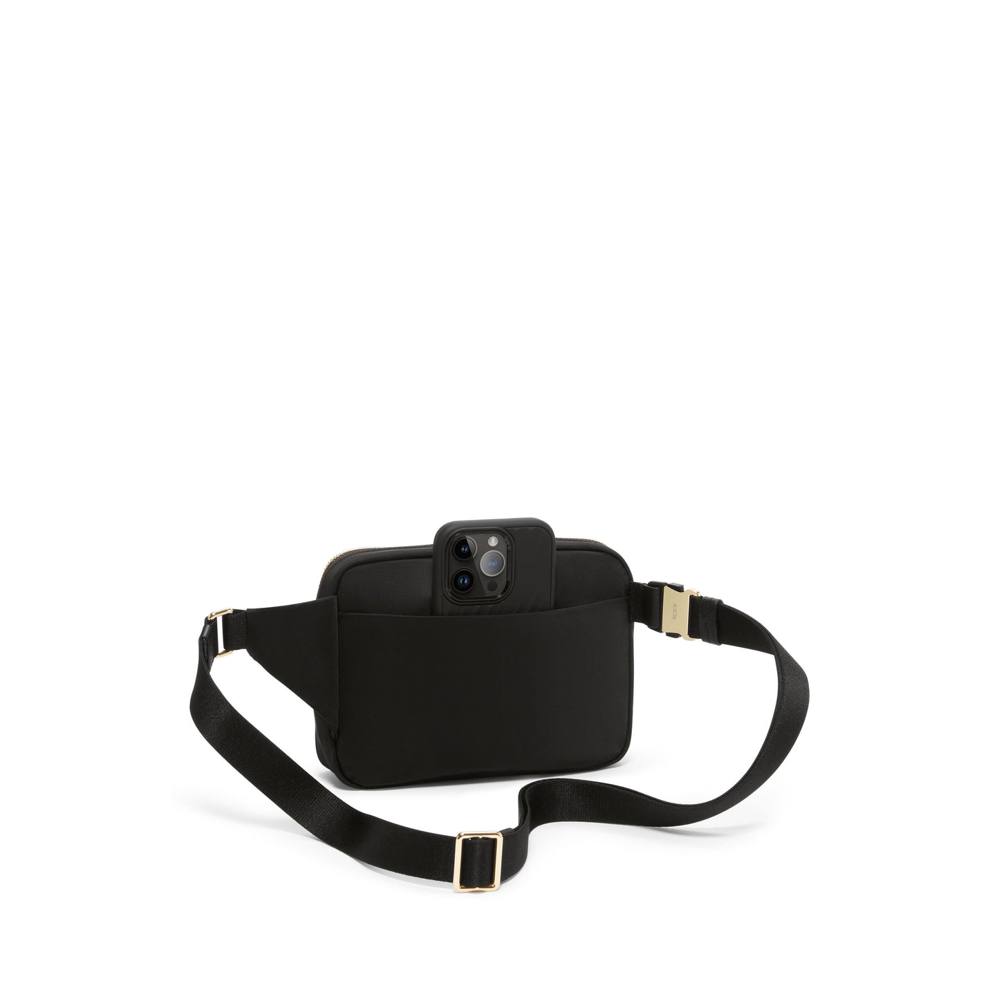 TUMI - Voyageur Sedona Crossbody Bag - Women's Stylish and Versatile Nylon Sling Purse for Business & Travel - Black & Gold