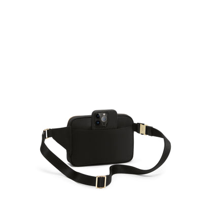 TUMI - Voyageur Sedona Crossbody Bag - Women's Stylish and Versatile Nylon Sling Purse for Business & Travel - Black & Gold