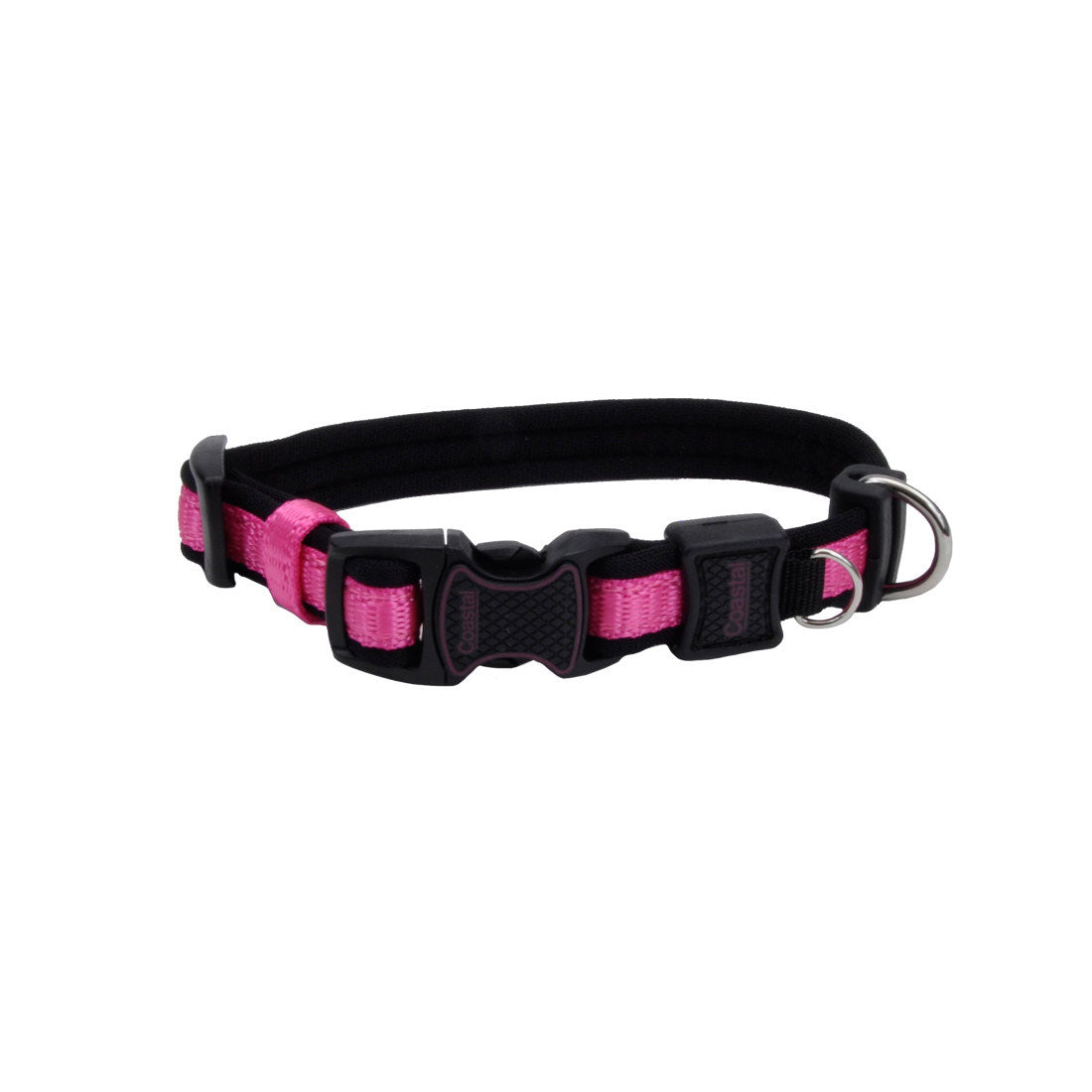 Coastal - Inspire Enhanced Core - Adjustable Collar, Pink, 5/8" x 8"-12"