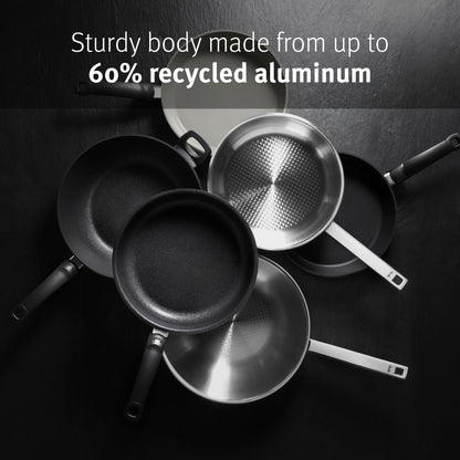 Fissler adamant Aluminum Frypan (11‚Äù) Wok-Pan, coated, non-stick, scratch-resistant - induction, black (157-805-28-100/0)