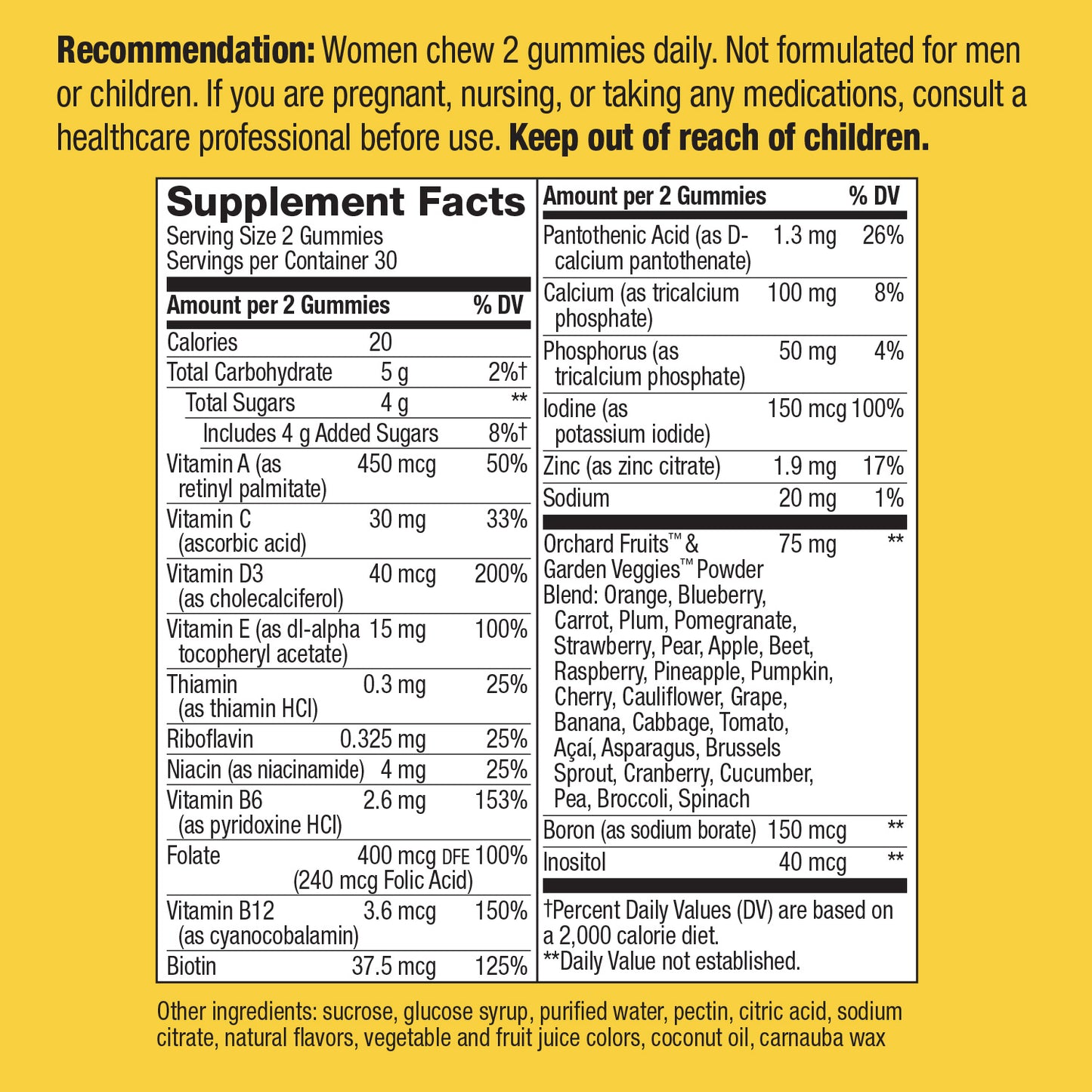 Nature‚Äôs Way Alive! Women‚Äôs Gummy Multivitamin, B-Vitamins, Mixed Berry Flavored, 60 Gummies