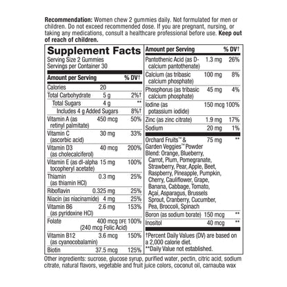 Nature‚Äôs Way Alive! Women‚Äôs Gummy Multivitamin, B-Vitamins, Mixed Berry Flavored, 60 Gummies