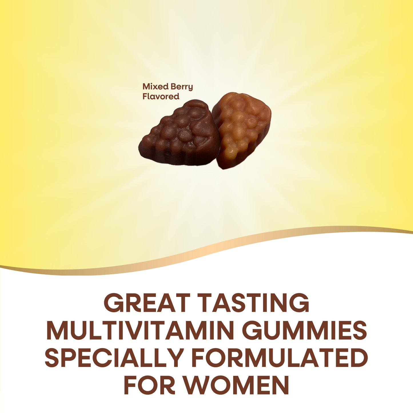 Nature‚Äôs Way Alive! Women‚Äôs Gummy Multivitamin, B-Vitamins, Mixed Berry Flavored, 60 Gummies