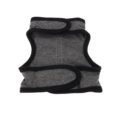 Coastal - Adjustable Cat Wrap Harness with Leash, GRY, 9"-14"