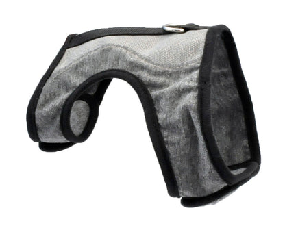 Coastal - Adjustable Cat Wrap Harness with Leash, GRY, 9"-14"