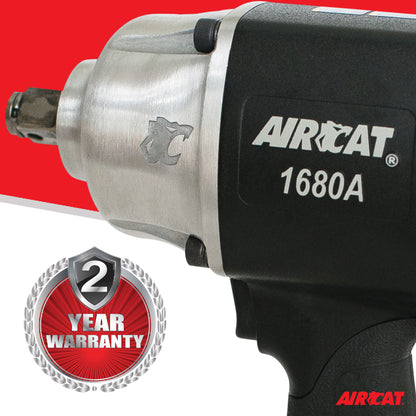 AIRCAT 1680-A 3/4-Inch Impact Wrench 1,600 ft-lbs