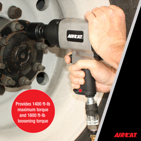 AIRCAT 1777: 3/4-Inch Impact Wrench with Refined Design Twin Hammer 1,600 ft-lbs