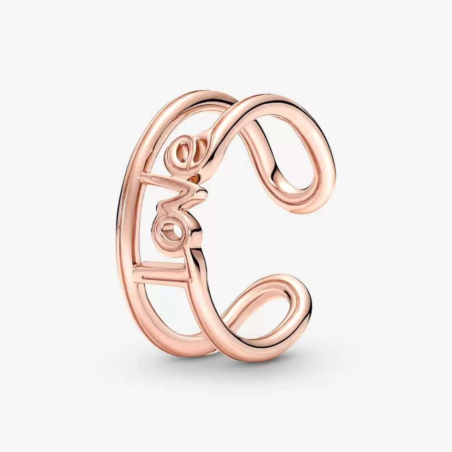 PANDORA ME Love Open Ring, 180077C00-58, With Gift Box