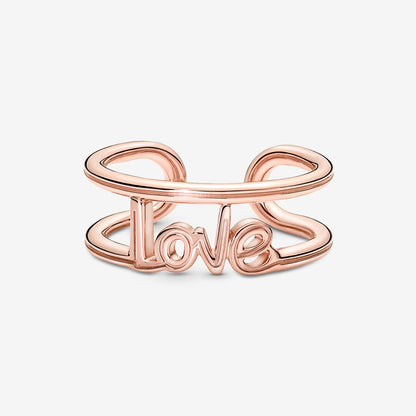 PANDORA ME Love Open Ring, 180077C00-58, With Gift Box