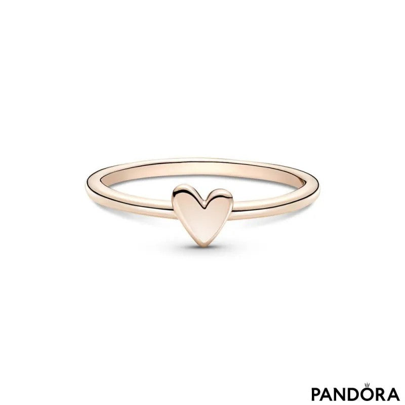 PANDORA Freehand Heart Ring, Size 58, With Gift Box