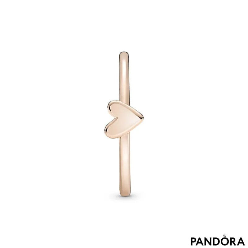 PANDORA Freehand Heart Ring, Size 58, With Gift Box